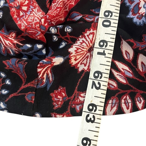 Soma Paisley Floral Maxi Dress Navy Rust Small - Picture 9 of 11